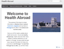 Tablet Screenshot of health-abroad.org